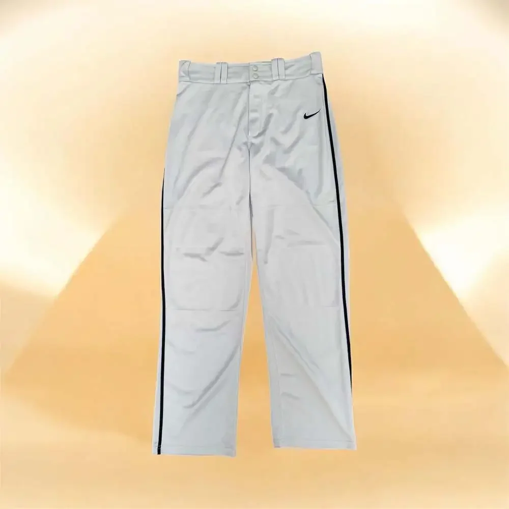 Nike Dri-FIT Men's Gray Piped Baseball Pants